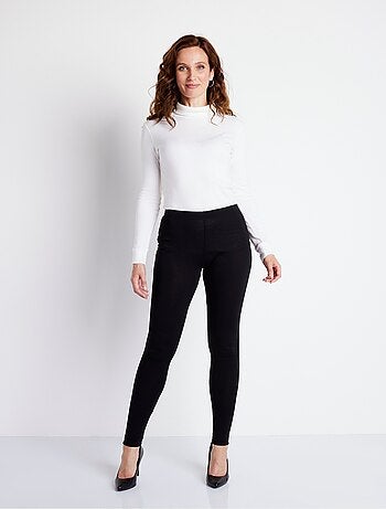 Legging long uni ceinture élastiquée