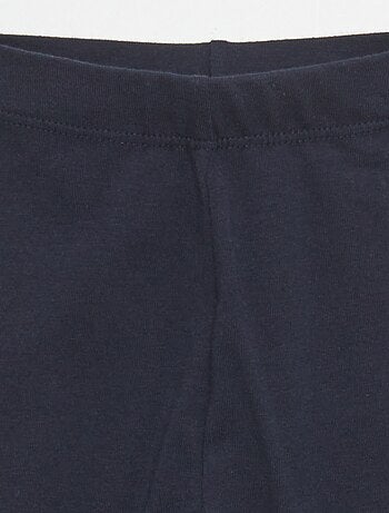 Legging long uni en maille jersey