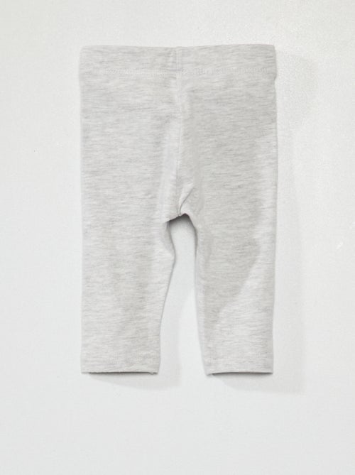 Legging long uni en maille jersey - Kiabi