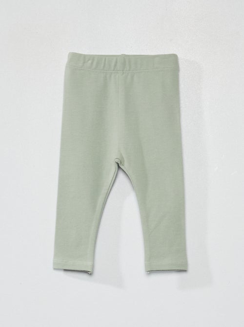 Legging long uni en maille jersey - Kiabi