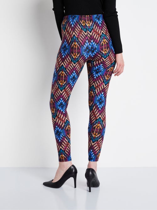 Legging long uni ou imprimé - Kiabi