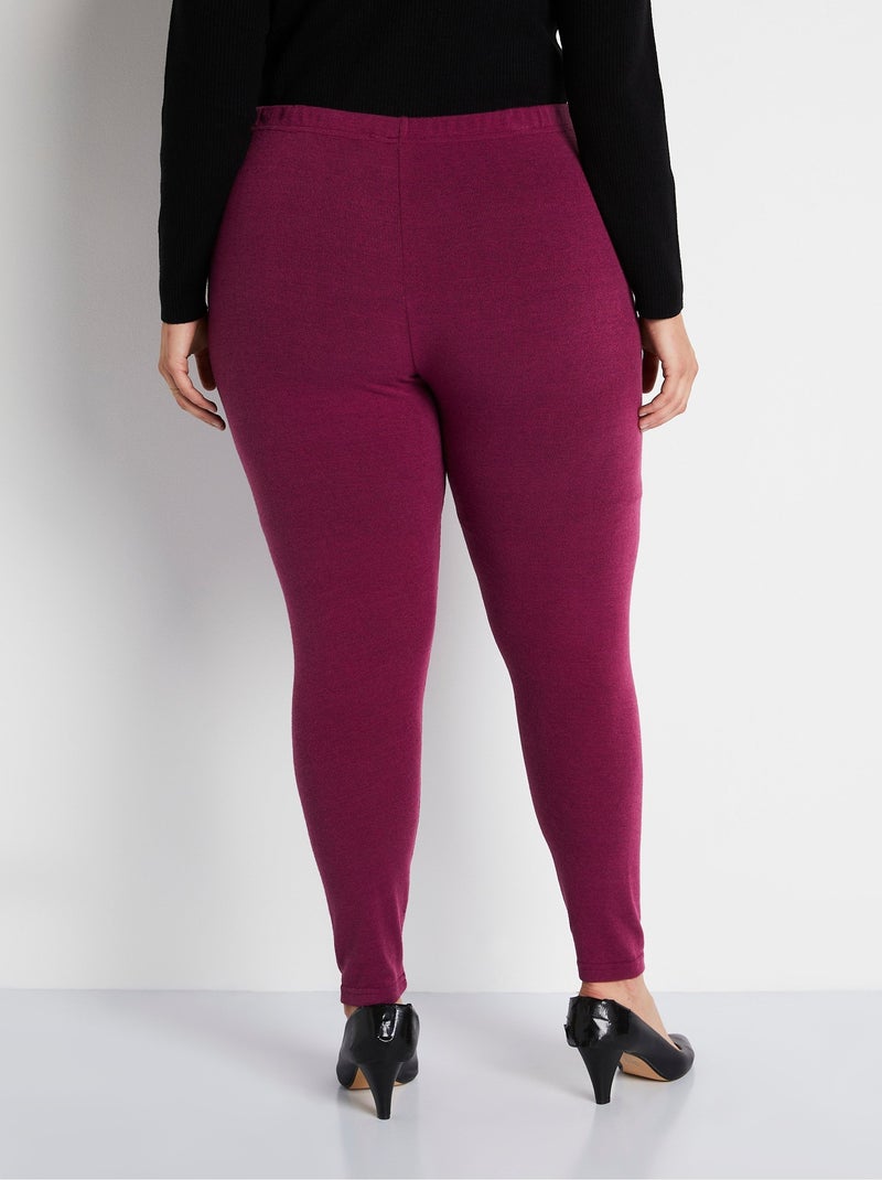 Legging long uni ou imprimé Rouge - Kiabi