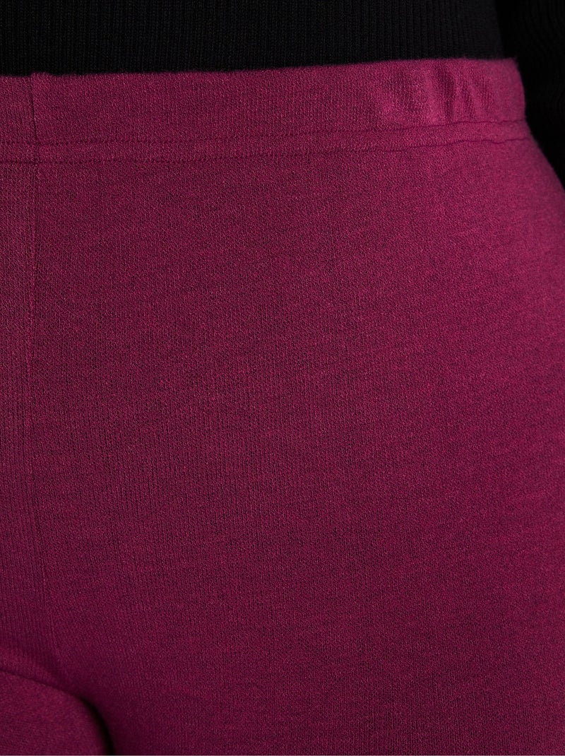 Legging long uni ou imprimé Rouge - Kiabi