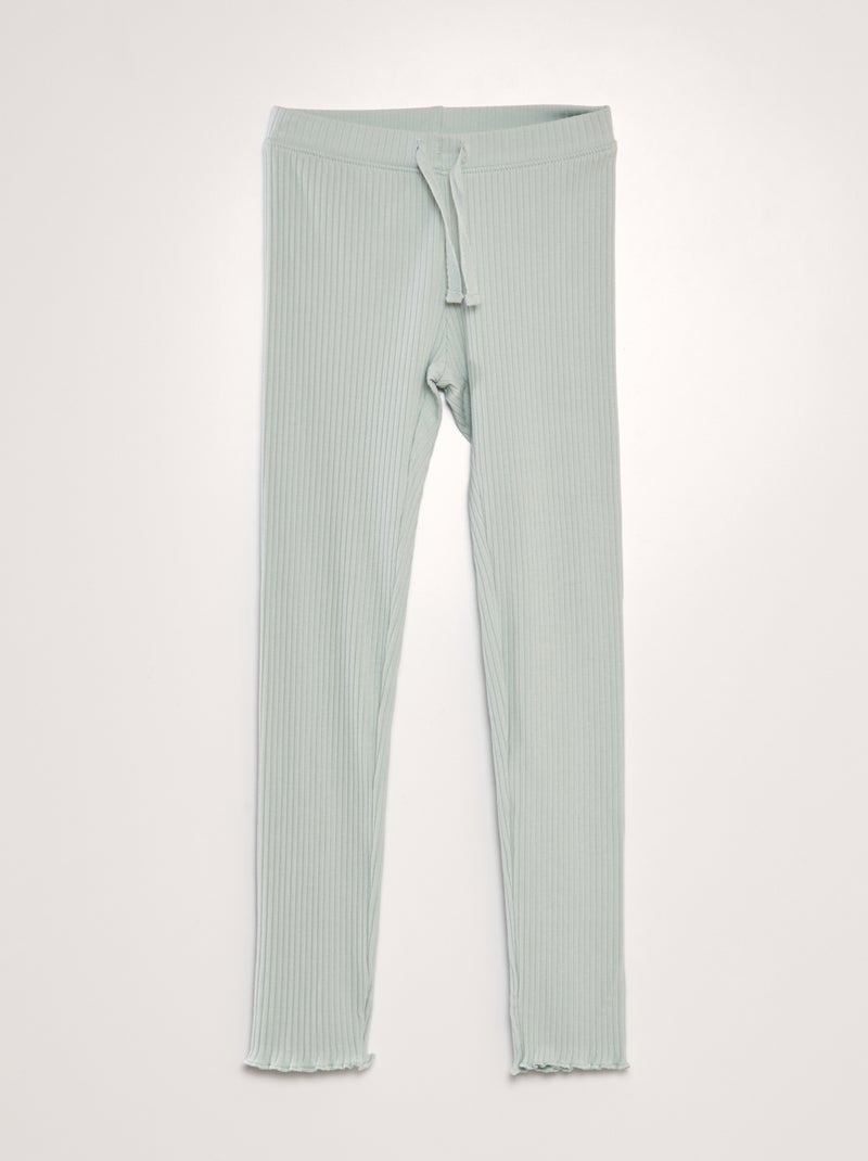 Legging long Vert d'eau - Kiabi