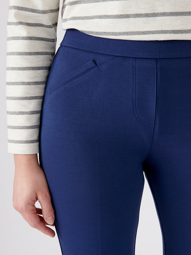 Legging maille milano Perfect Fit by Damart - Damart Bleu marine - Kiabi