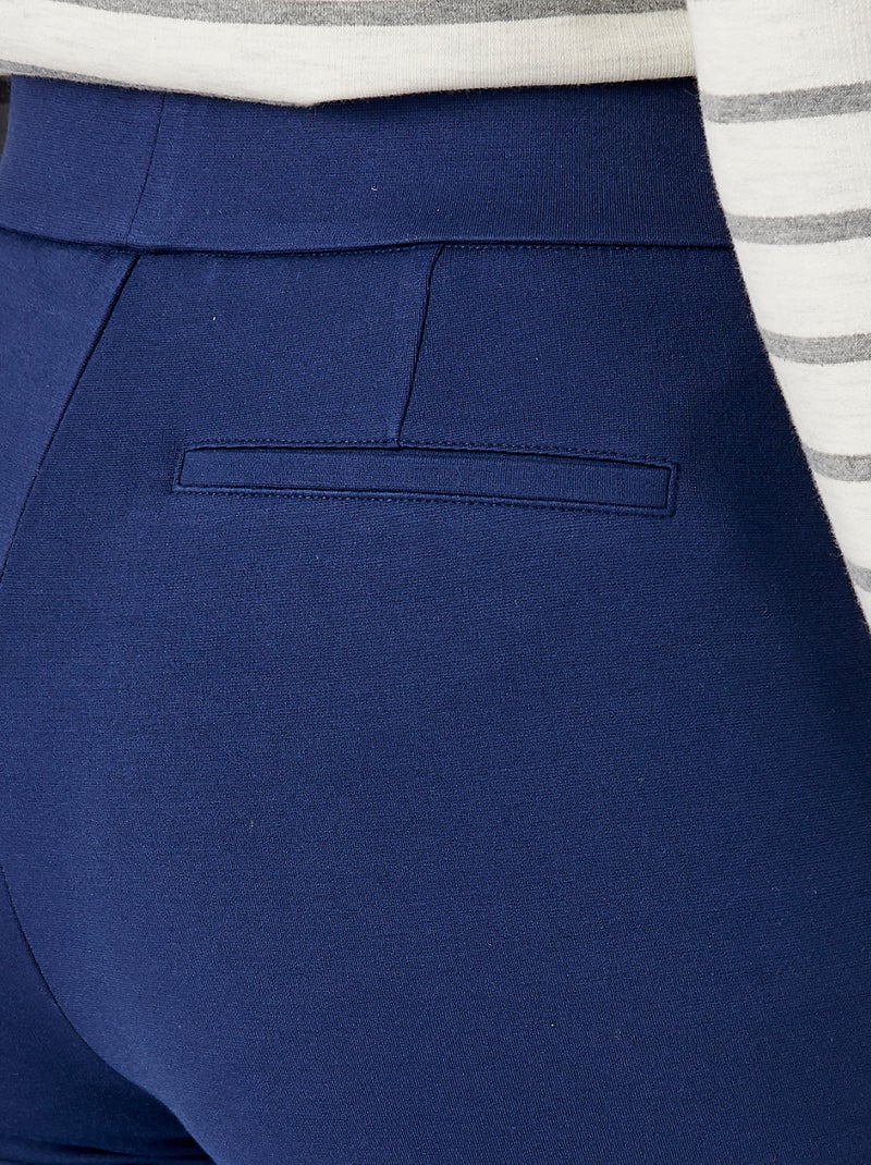 Legging maille milano Perfect Fit by Damart - Damart Bleu marine - Kiabi