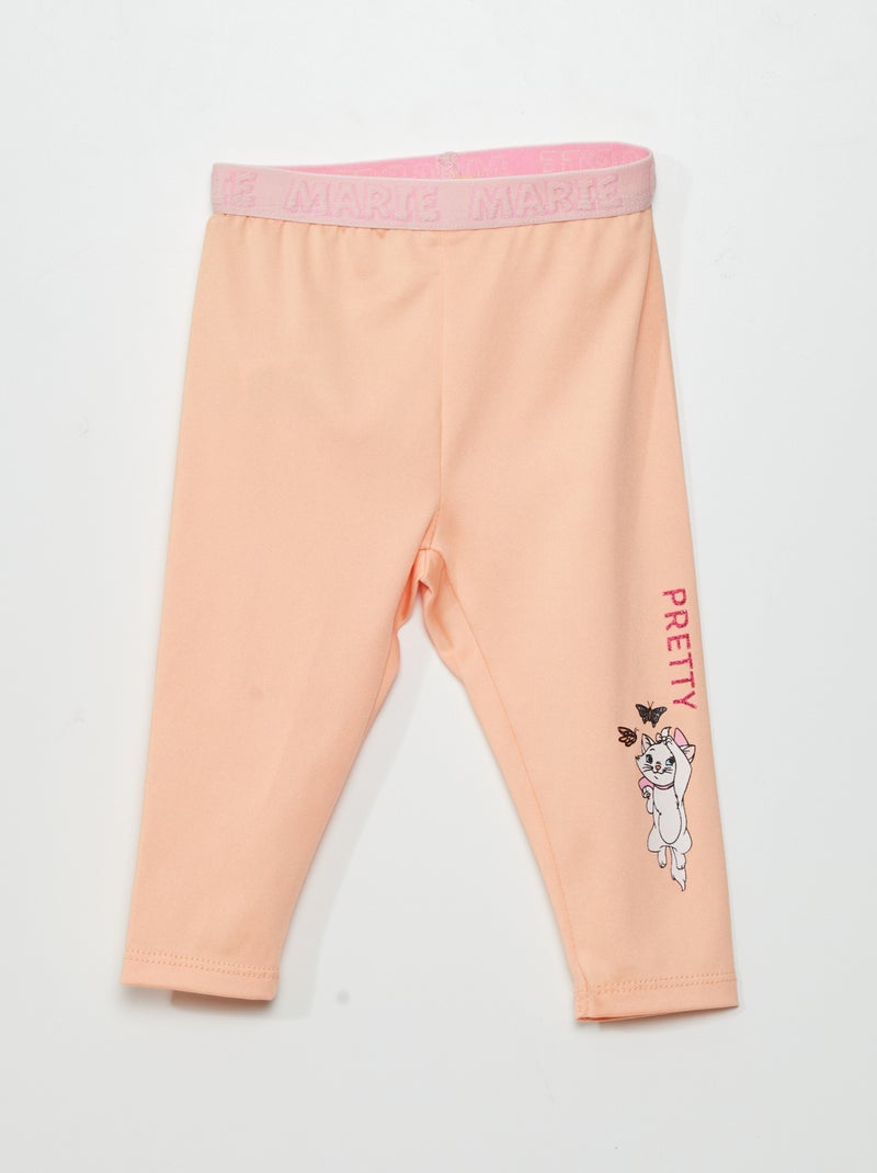 Legging 'Marie Les Aristochats' corail - Kiabi