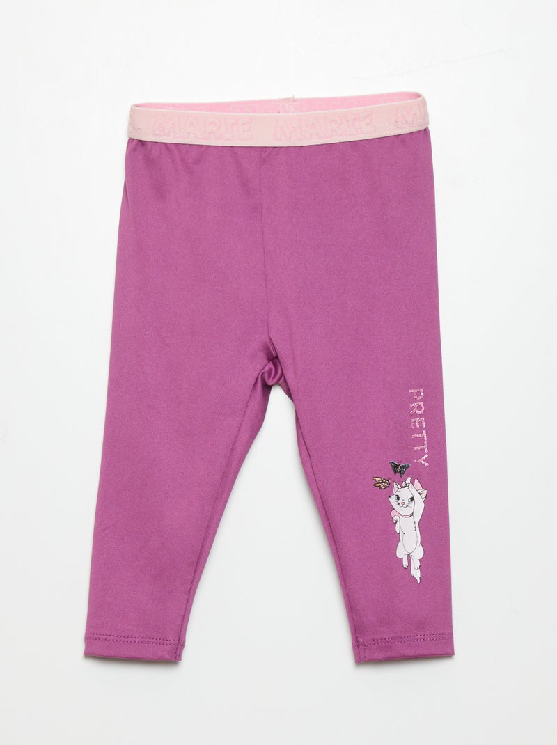 Legging 'Marie Les Aristochats' Violet - Kiabi