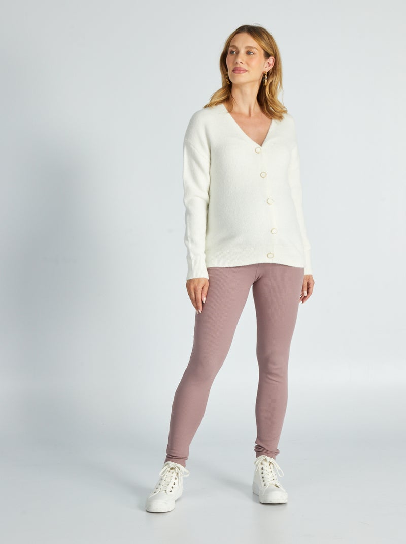 Legging maternité Mauve - Kiabi