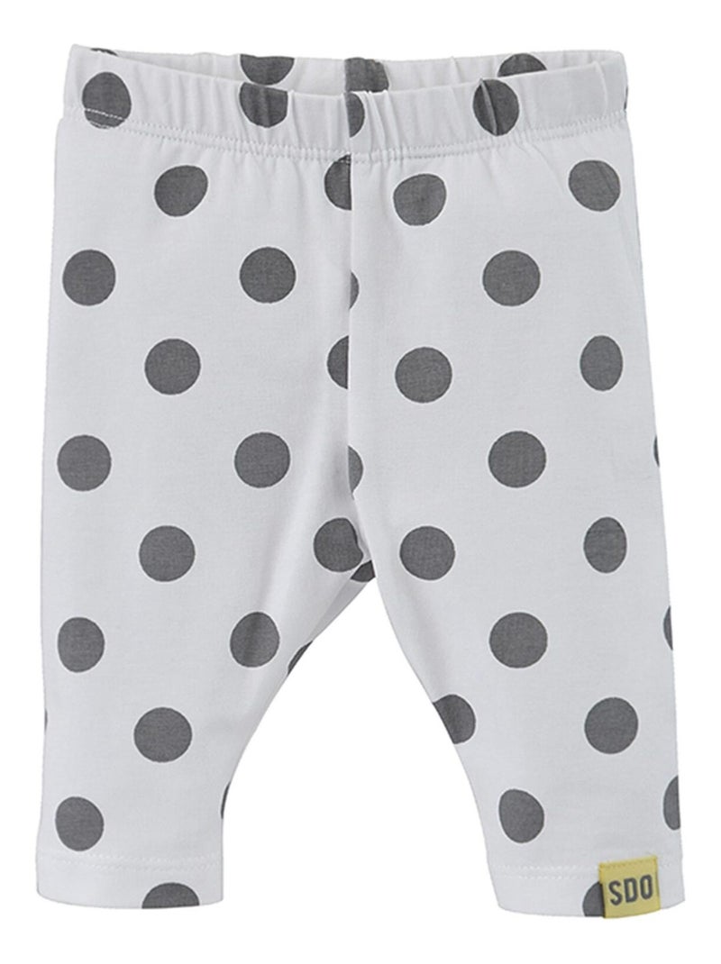 LEGGING MIA LES GRANDS DE SUCRE D'ORGE Blanc - Kiabi
