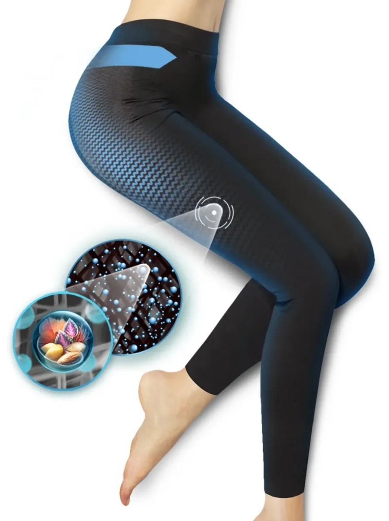 Legging Minceur de Nuit Noir - Kiabi