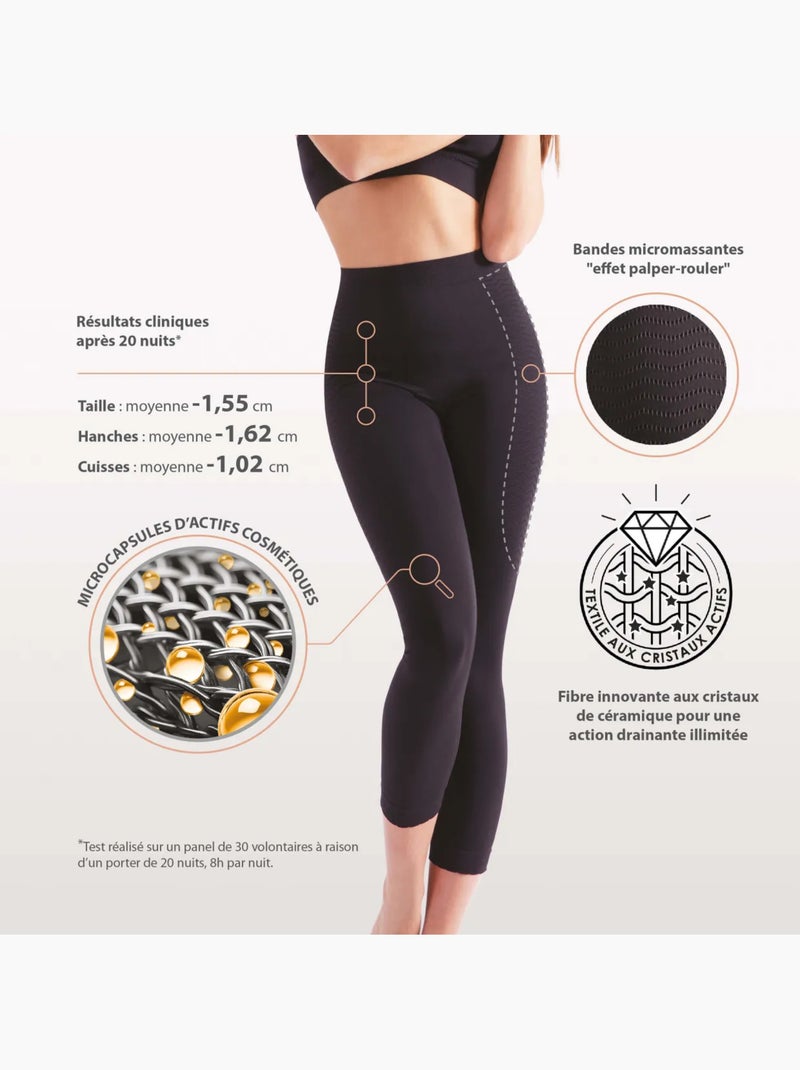 Legging Minceur de Nuit Noir - Kiabi