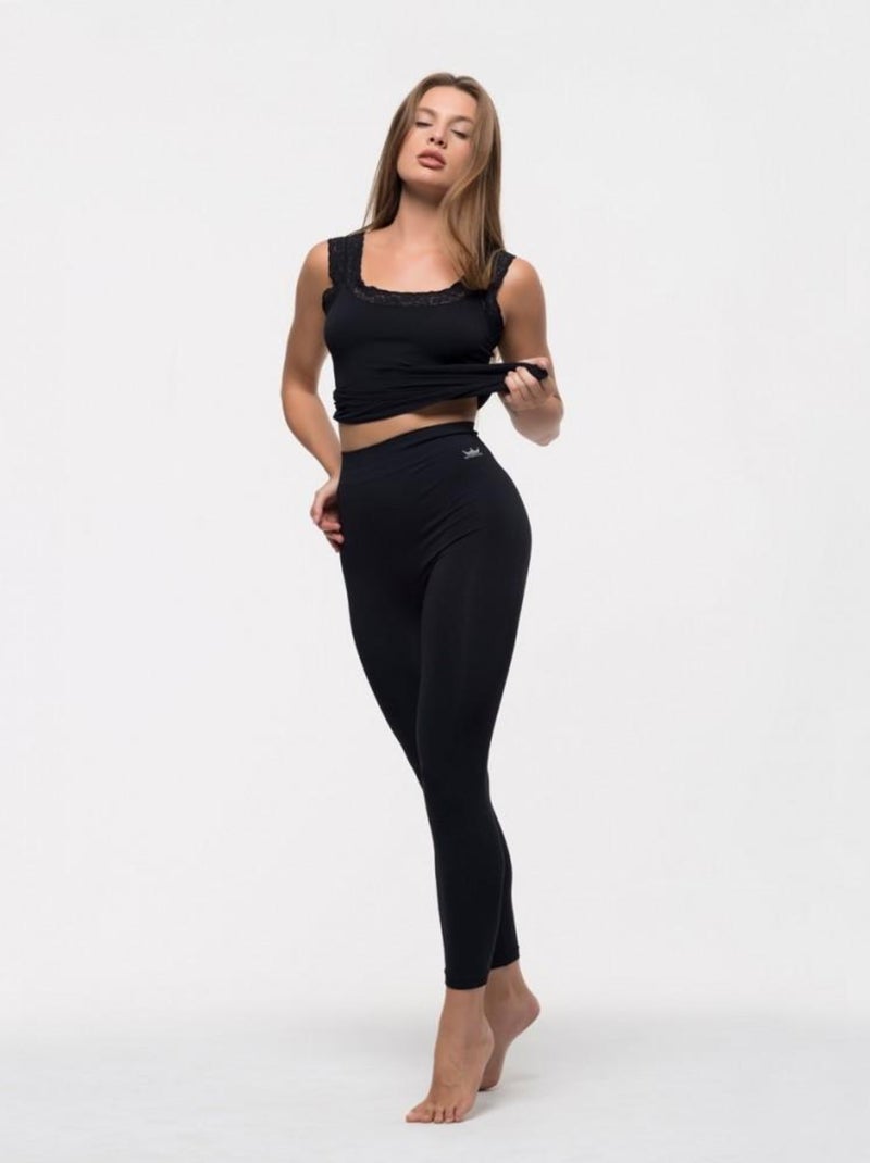 Legging minceur push up avec fibre Emana, Lena Noir Noir - Kiabi