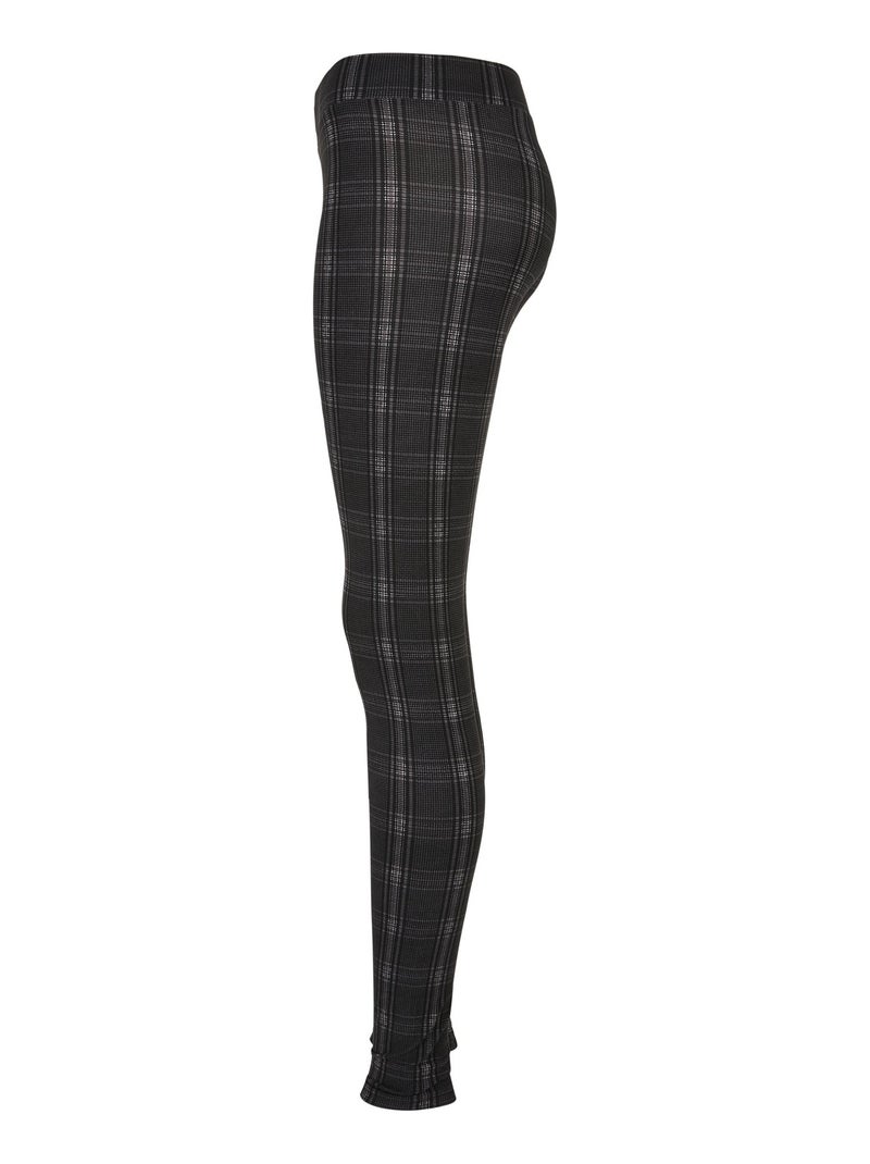 Legging motif/style à carreaux - urban classics Noir - Kiabi
