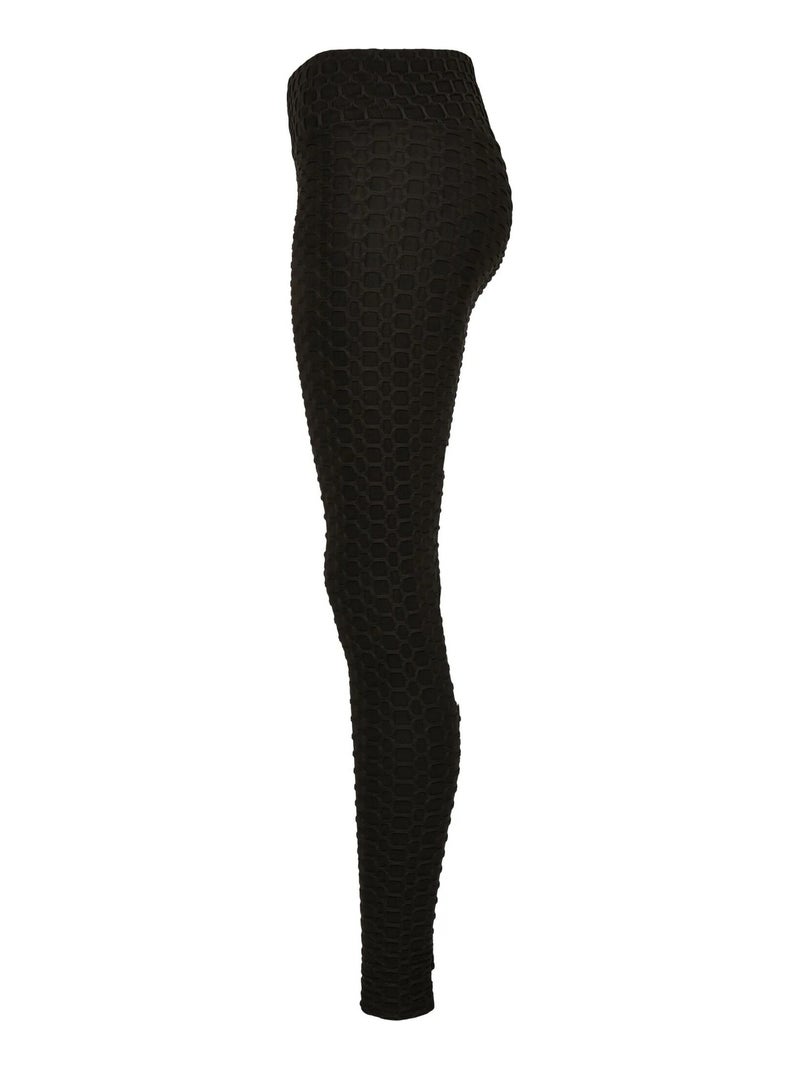 Legging motif/style alvéolé - urban classics Noir - Kiabi