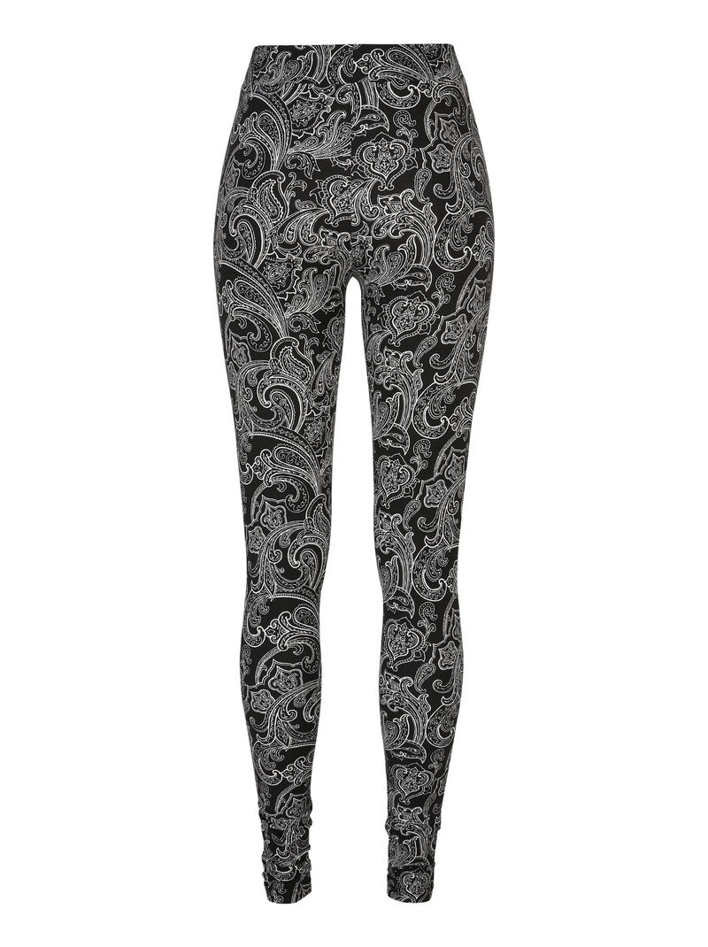 Legging motif/style cachemire - urban classics Noir - Kiabi