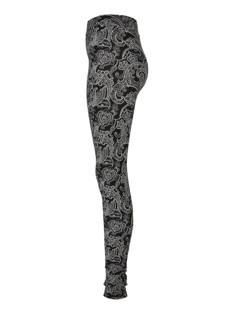 Legging motif/style cachemire - urban classics Noir - Kiabi