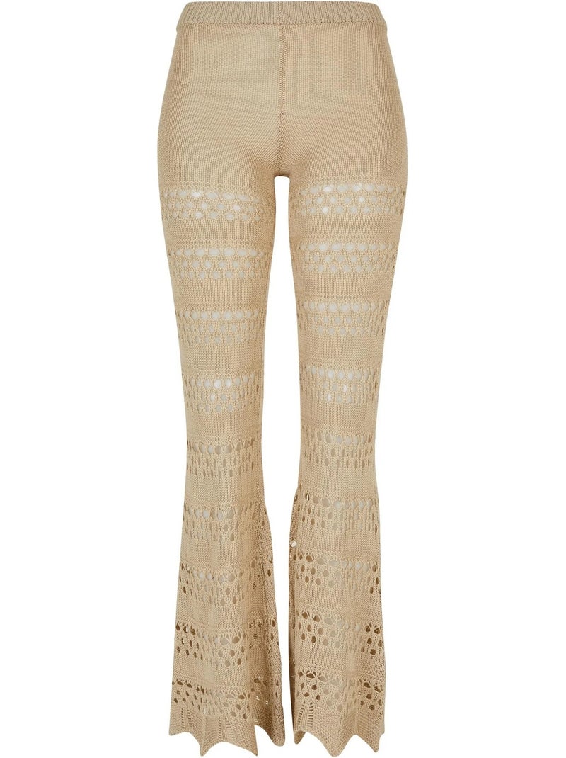 Legging motif/style crochet - urban classics Blanc nacré - Kiabi