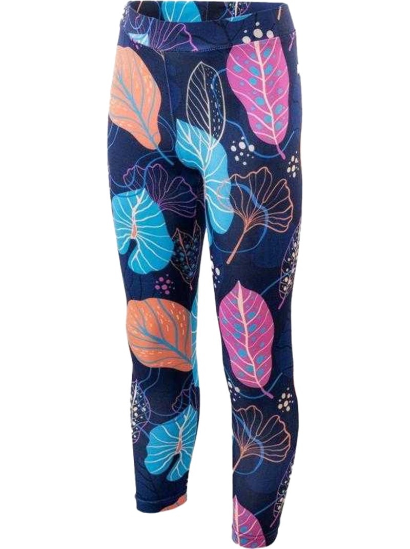Legging motif/style feuilles pike - bejo Bleu foncé - Kiabi