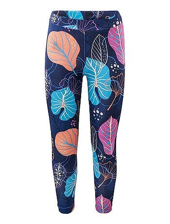 Legging motif/style feuilles tropicales pike - bejo
