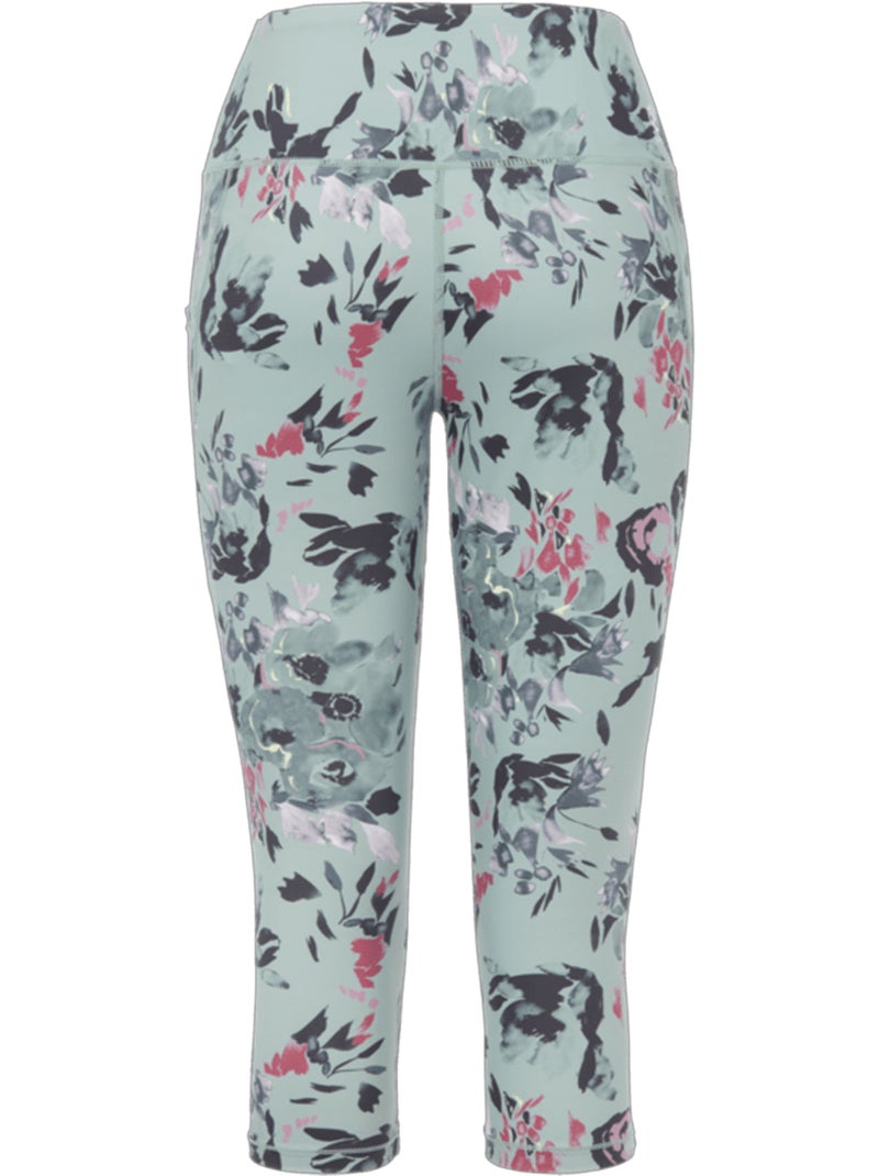 Legging ¾ motif/style floral influential - dare 2b Vert pastel - Kiabi