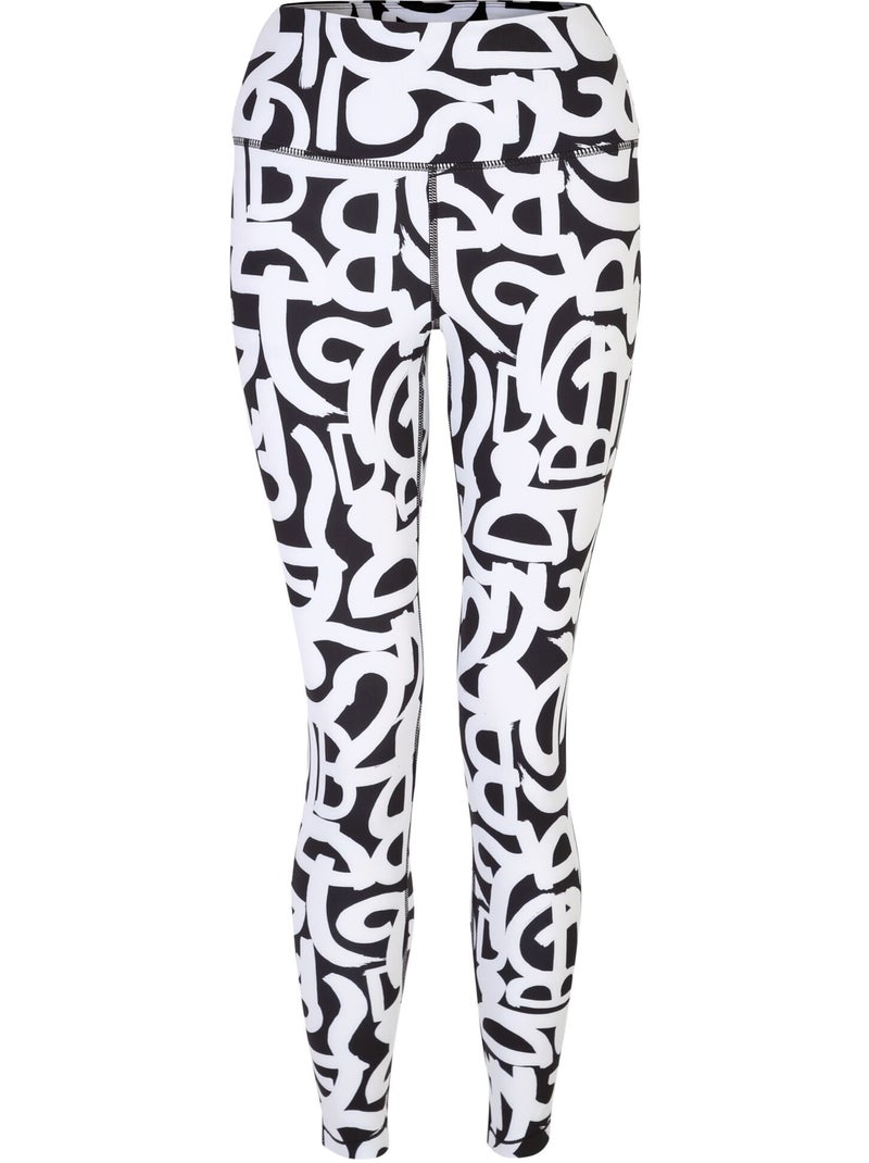 Legging motif/style graffiti influential - dare 2b Noir Blanc - Kiabi