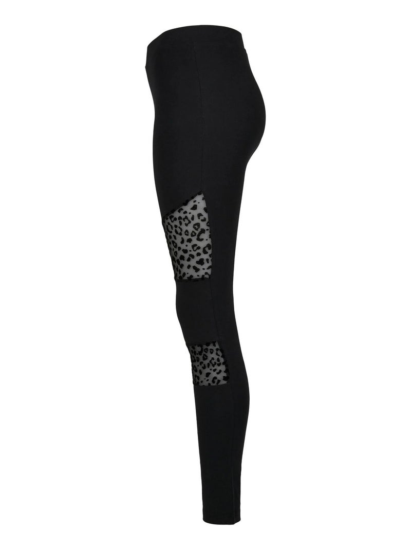 Legging motif/style imprimé floqué - urban classics Noir - Kiabi