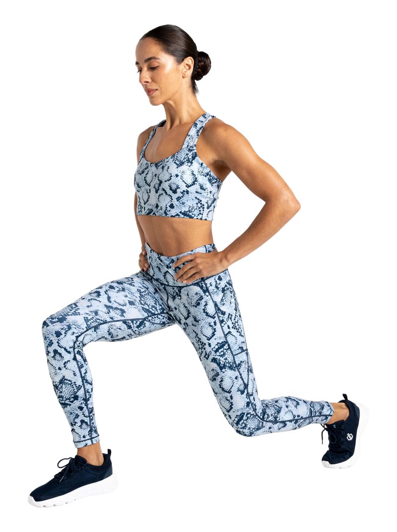 Legging motif/style imprimé serpent influential - dare 2b Bleu - Kiabi