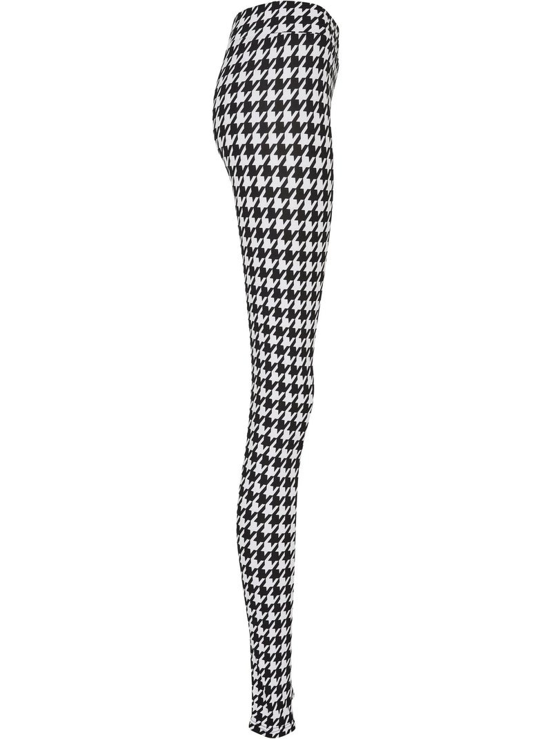 Legging motif/style pied-de-poule - urban classics Noir - Kiabi
