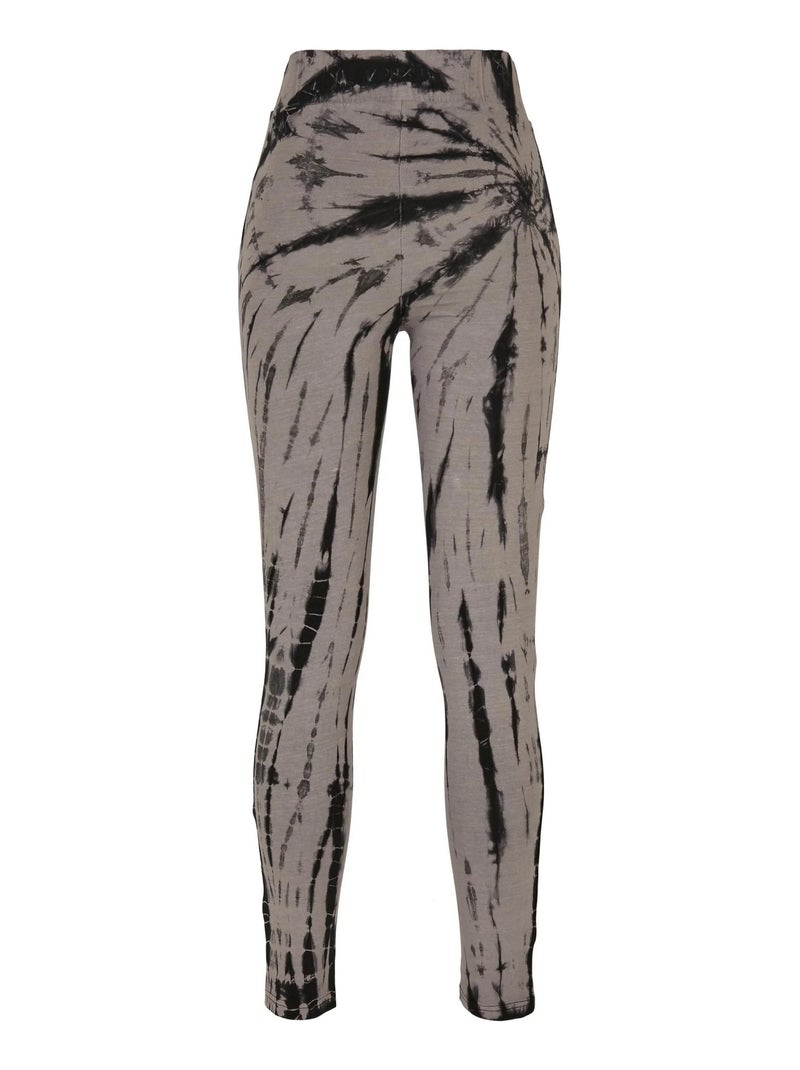 Legging motif/style tie-dye - urban classics Noir mat - Kiabi