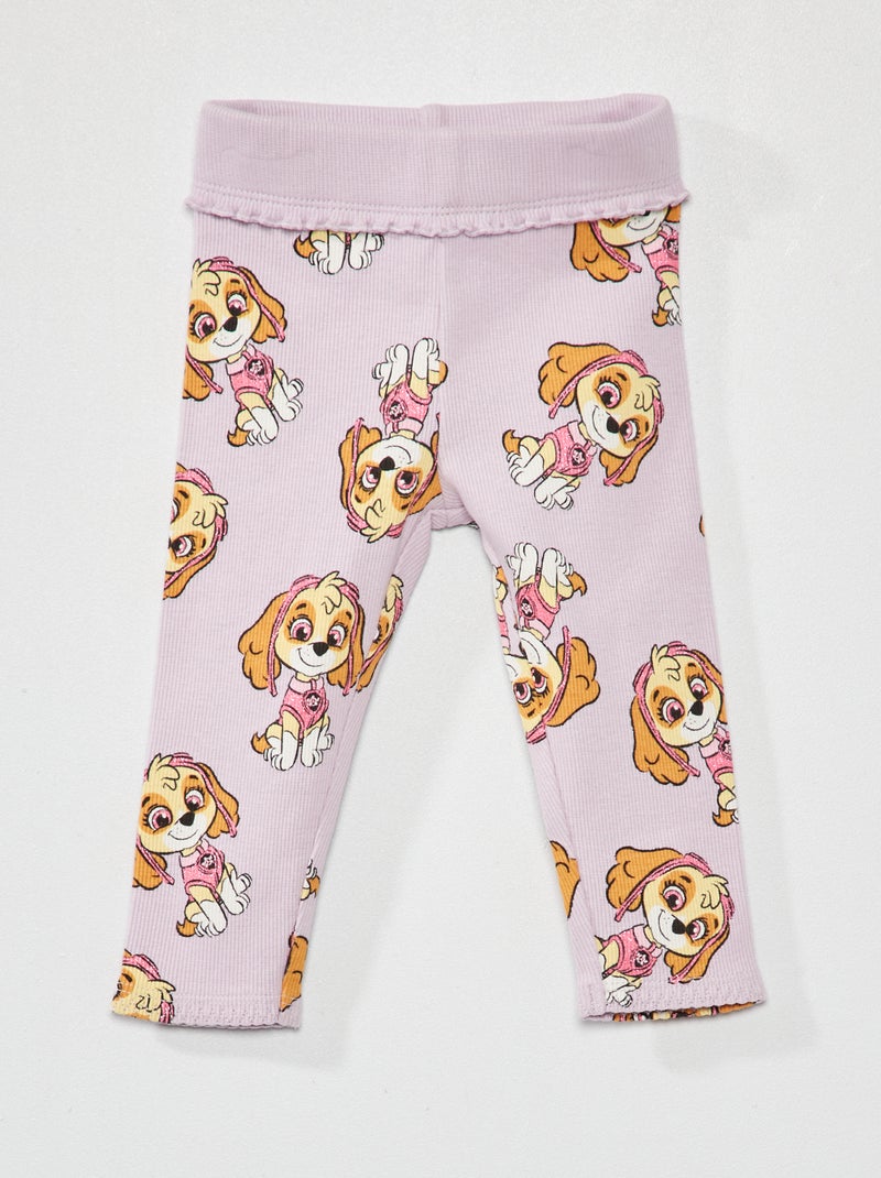 Legging 'Pat'Patrouille' Violet - Kiabi