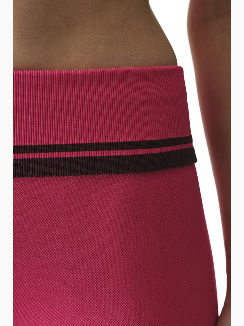 Legging pliable taille haute penti Rose fluo/Solinotes - Kiabi