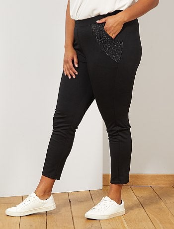 Legging poches pailletées - Kiabi