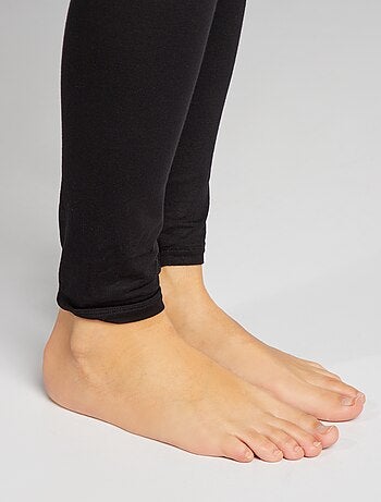 Legging pour femme en maille légère uni à taille standard