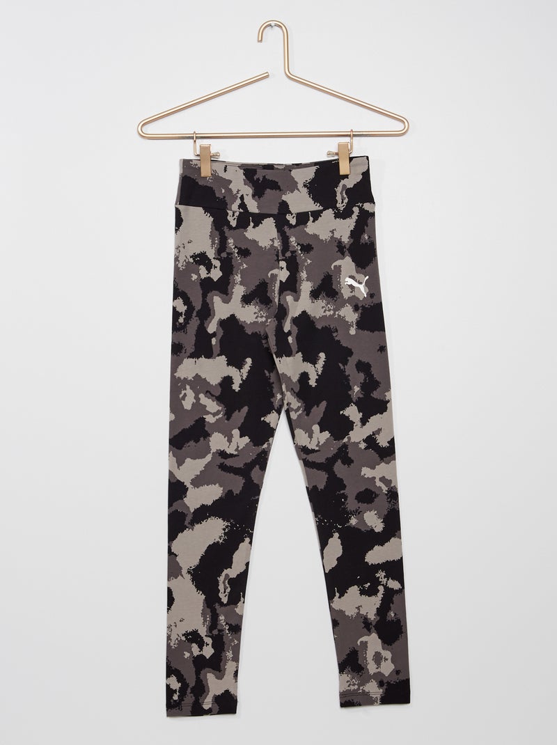 Legging 'Puma' camouflage Noir - Kiabi