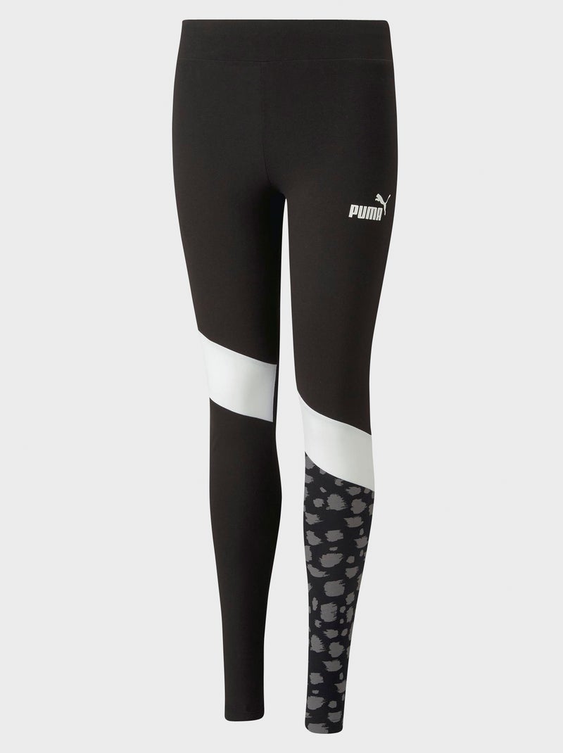 Legging 'Puma' maille stretch Noir - Kiabi