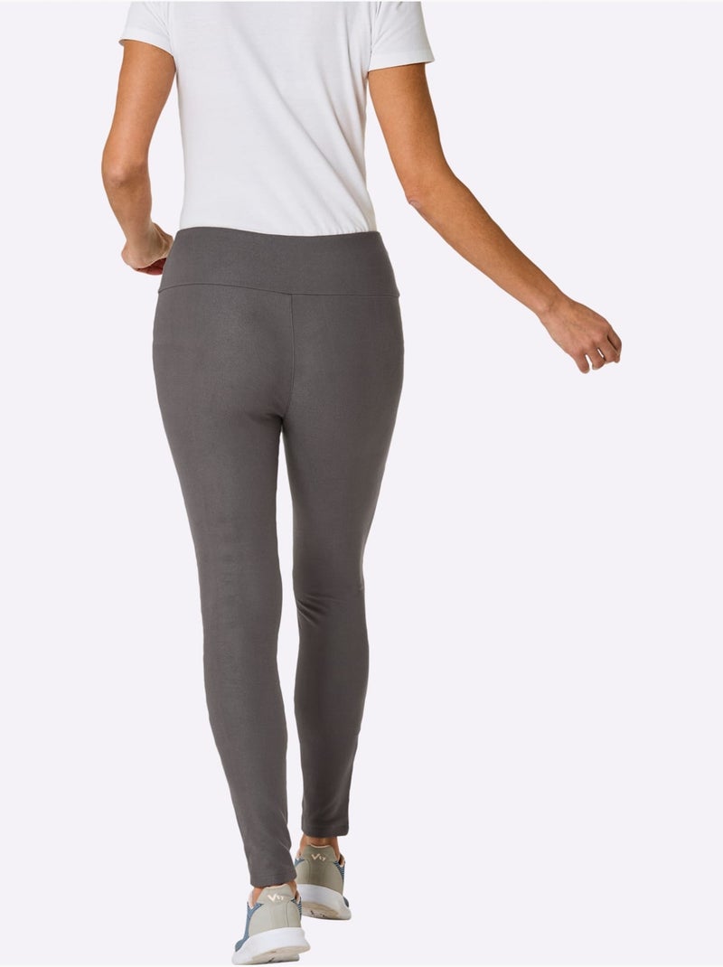 Legging Qualité Chaude - Taille Standard - Witt gris anthracite - Kiabi