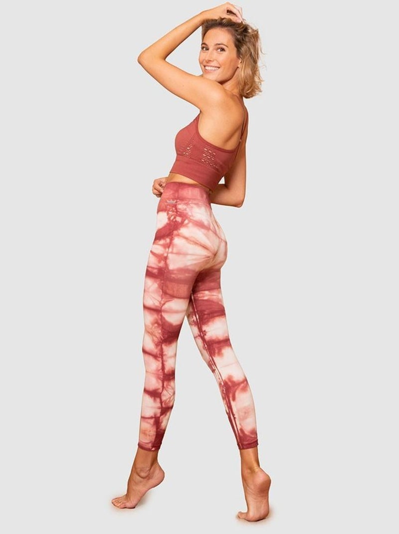 Legging raffermissement, Tie Dye Marron - Kiabi