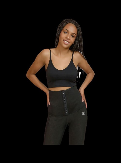 Legging réducteur avec fermeture à crochets et à œillets, Danna - Kiabi