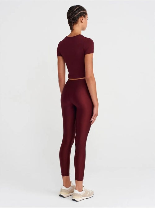 Legging slim à taille haute dilvin - Kiabi