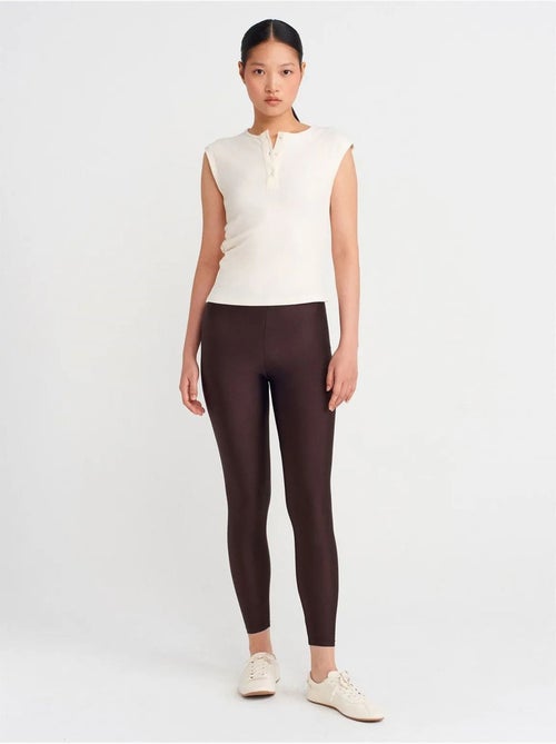 Legging Slim À Taille Haute - Kiabi Legging Slim À Taille Haute - Kiabi