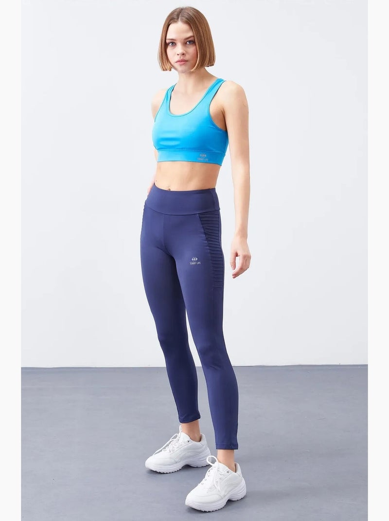 Legging slim à taille haute tommy Bleu marine - Kiabi