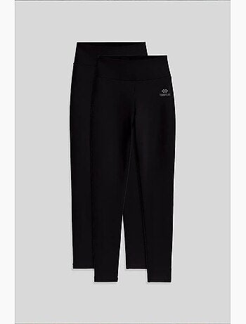 Legging slim taille haute en jersey coton-lycra tommy
