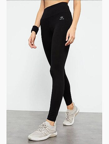Legging slim taille haute en jersey coton-lycra tommy