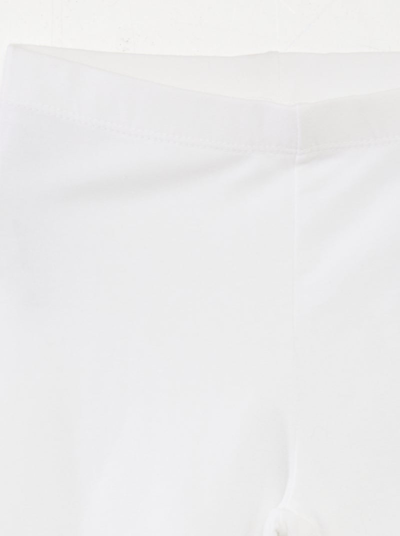 Legging sous genou blanc - Kiabi