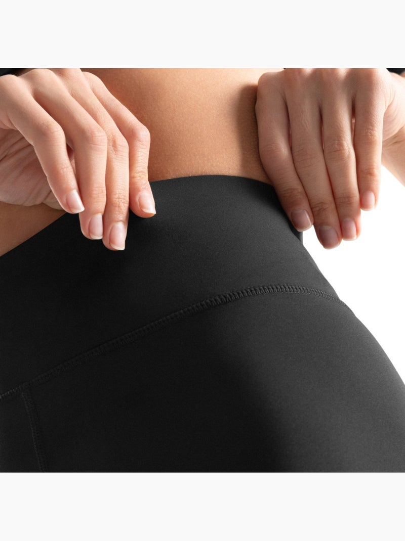 Legging sport découpe laser femme fitness femme combat Noir - Kiabi