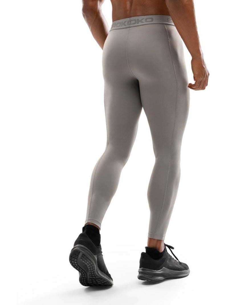 Legging sport homme fitness homme tenaz Blanc Gris - Kiabi