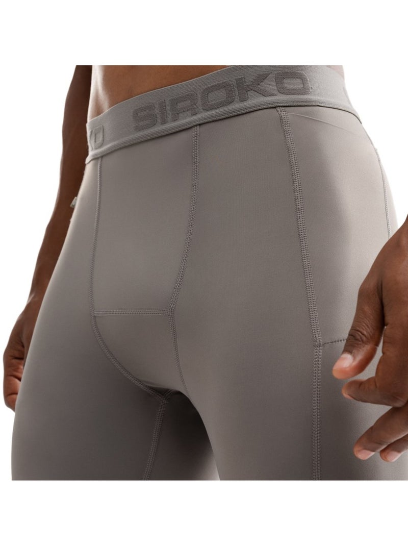 Legging sport homme fitness homme tenaz Blanc Gris - Kiabi