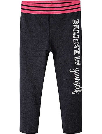 Legging sport motif/style texte - minoti