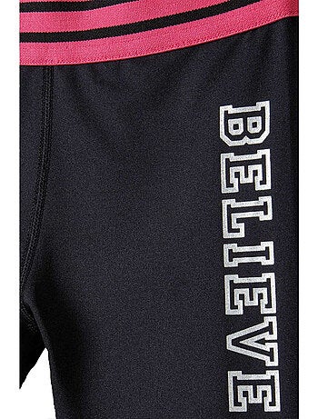 Legging sport motif/style texte - minoti